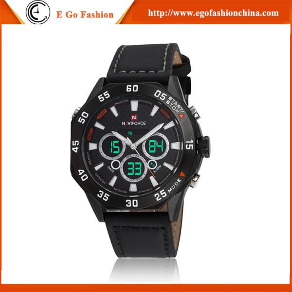 Naviforce Watch 904302 Stainless Steel Watch Quartz Analog Watches 3 Subdials