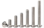 M8 Hex Stainless Steel Machine Screws , Round Head Socket Drive Screw