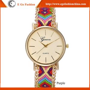 China GV02 Canvas Band Fashion Jewelry Watch Woman Quartz Analog Watches Unisex Sports Watch New factory