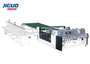 China Double Piece Automatic Pasting Machine For Corrugated Boxes 1200mm Paper factory