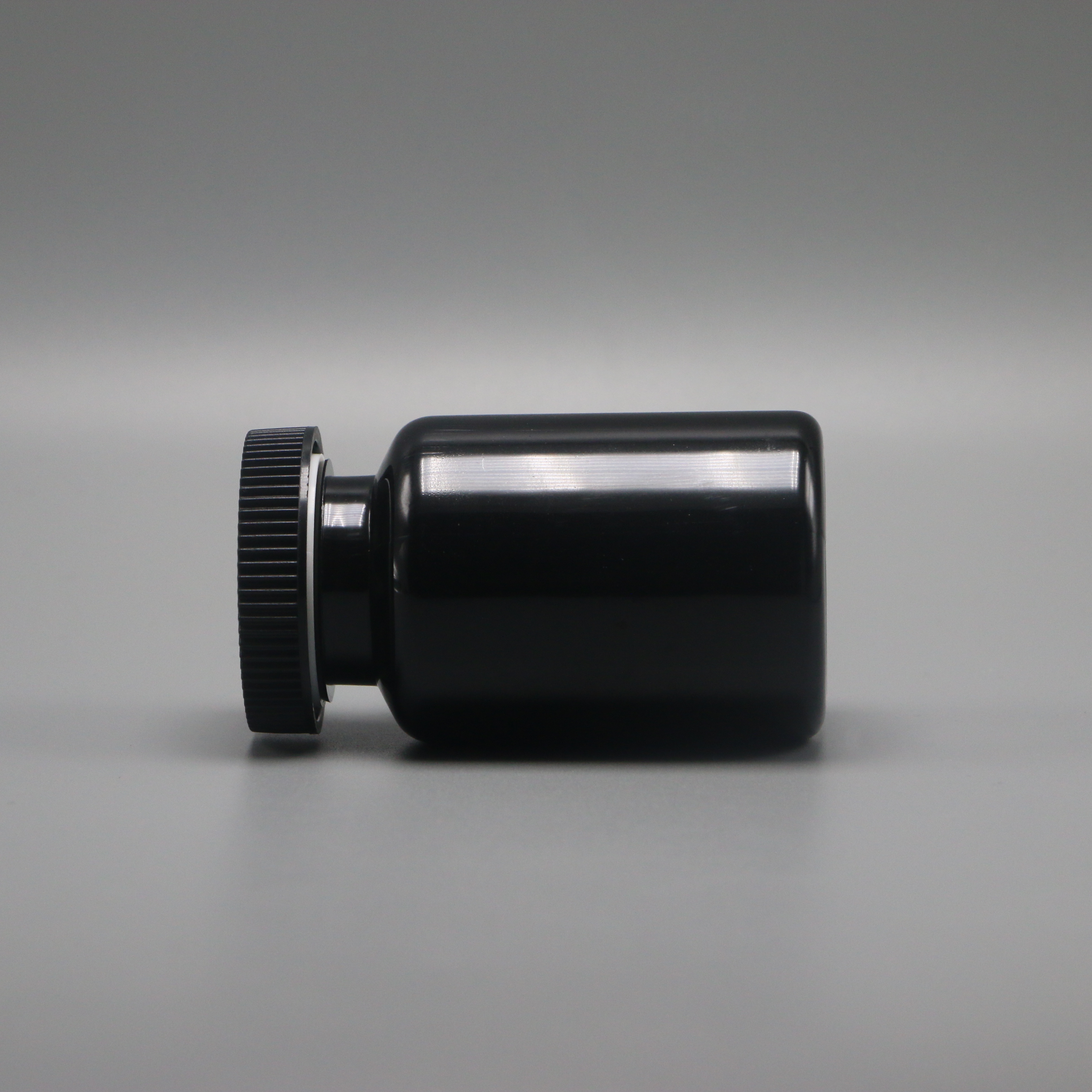 90mL PET Round Shape Plastic Bottle for Medicine Solid Tablet Capsule Storage Solution