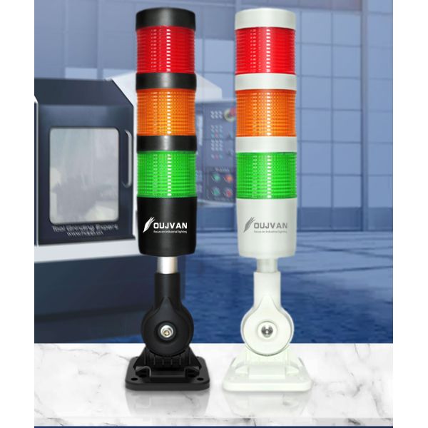 ABS 24v Dc Multi Layer Machine Status Indicator Lights For Cnc Machine Tools