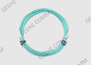 China Pull Tab 10Gb 40Gb OM3 LC To LC Duplex Fiber Patch Cable factory
