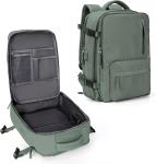 Hiking School Weekender Overnight Travel Bag Large Capacity Waterproof Green