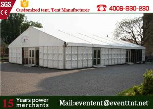 China Aluminum Profile Second Hand Camping Tent For Outdoor Warehouse 35 x 50m factory