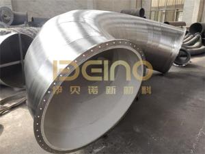 China Integral Ceramic Wear Resistant Pipe Ceramic Lined Pipe Elbows factory
