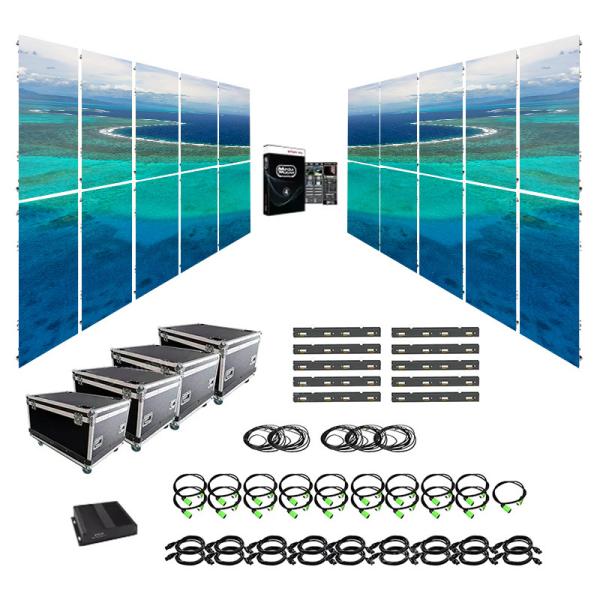 800-1000cd/sqm Brightness Rental LED Screen for Customized P3.91 P4.81 Movie
