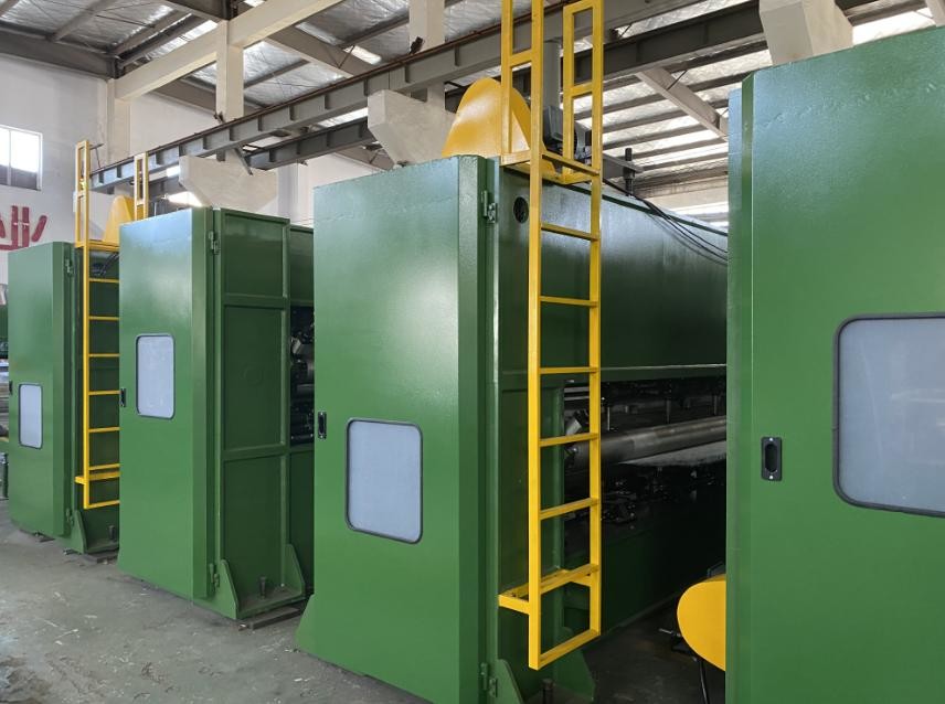 3.2m Width Needle Punched Non Woven Fabric Production Line For Geotextile Carpet Towel