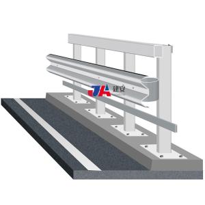 China Customized Zinc Coating Road Barrier Cost Per Foot for Outdoor Security Protection factory