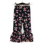 Summer Long Lace Children'S Casual Trousers Skin Friendly Floral Flare Pants