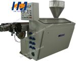 Three extruder recycled coextrusion plastic pipe extrusion machine