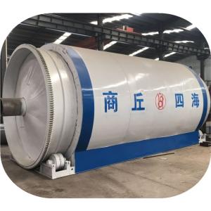 China 300sq meters Area Required Tire Pyrolysis Plant with Advanced Features factory