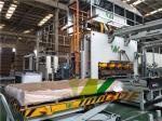 Short Cycle Lamination Line Furniture Lamination Machine With Temperature