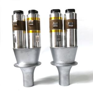China 15KHz/3200W/4200W double head ultrasonic transducer for Disposable mask and N95 mask welding factory