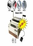 Electric Office Wire Comb Binding Machine Muti Functional 4x4mm Square Hole