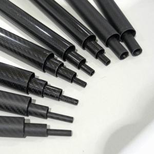 China Adjustable Carbon Fiber Telescopic Tube For Outdoor With Locking System factory