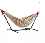 Mail Packing Outdoor Canvas Hammock With Stand For Beach Beach Outdoor Hammock