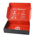 Black T Shirt Packaging Boxes , Handmade Paper Board Apparel Gift Boxes