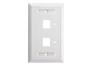 China American Flush Mount Face Plates Network Keystone Jack RJ45 Module YH7022 factory
