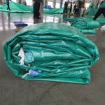 Striped Tarpaulin PE Tarpaulin in Blue PE Waterproof Tarpaulin with Stripes HDPE