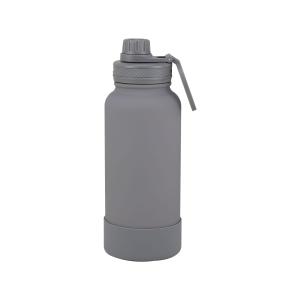China Spill / Leak Proof Portable Coffee Tumbler With Vacuum Insulation Grey factory