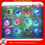 OEM, ODM 3 Led Flashing Toy color kid Bounce Water / Jump Ball (TPU rubber)