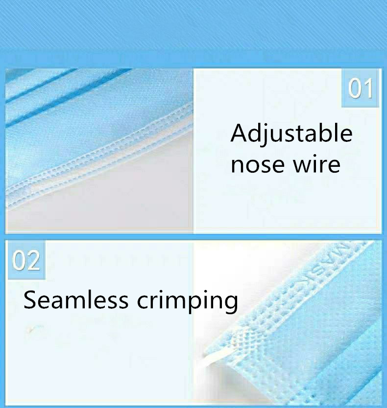 One Off Disposable Surgical Masks For Common Protective Purpose Instead Of Medical
