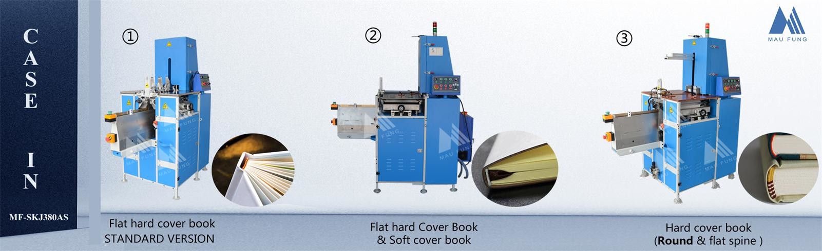 Maufung Book Casing In Machine For Paperback Books Hard Cover Books MF-SKJ380AS