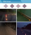 Yellow Solar Road Studs Aluminum Alloy PC Working Time ≥100h