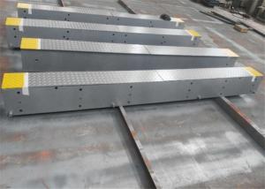 China Safe Steel Deck Weighbridge 12mm Thick Steel Surface Avoid Truck Scale Bending factory