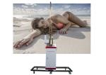 Intelligent Vertical 3D Wall Painting Printer 2.5m high Dimension