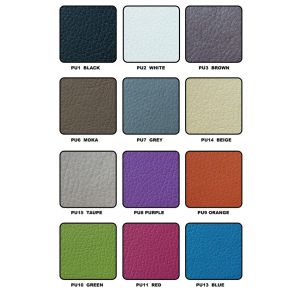 Backrest Upholstered Dining Bench High Density Sponge Chrome Plated Leg