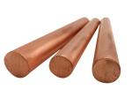 Large Diameter 99.9% Solid Red Copper Rods Strong And Durable Builds Round Rod