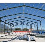 Metal Frame Workshop Construction , Tailored Prefabricated Steel Buildings