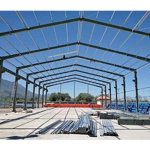 China Customizable Q355 Q235b Modular Steel Structure Welded Connection Durable Performance factory