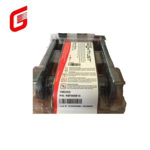 China Genuine Primacy/Zenius/Elypso YMCKO Color Ribbon for 300 Prints/roll 100% Original factory