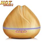300ML Essential Oil Diffuser Cool Mist Wood Grain Aromatheraply Humidifier With
