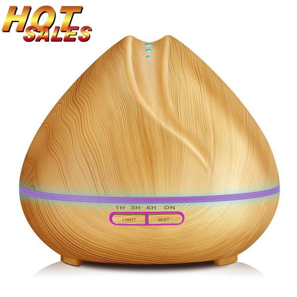 300ML Essential Oil Diffuser Cool Mist Wood Grain Aromatheraply Humidifier With