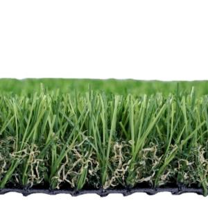 China 50mm Pile Height Indoor / Outdoor Landscape Artificial Grass Turf Customized For Football Fields Or Landscape Areas factory
