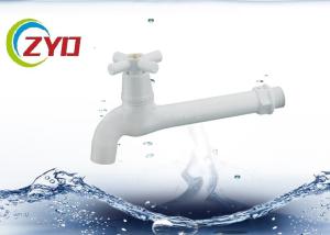 China White Plastic Bibcock Taps For Washing Machine Plastic Nozzle Lead Free factory