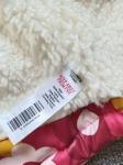 Autumn Winter Long Girls Hooded Winter Coat Floral Printed