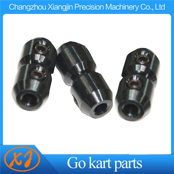 Adjustable Aluminium Anodised Go Kart Throttle Cable Clamp for Brake & Throttle OEM go kart spare parts