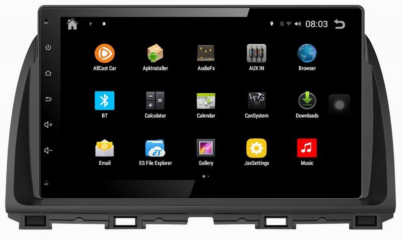 Ouchuangbo Car Multimedia stereo Audio dvd android player for Mazda Atenza 2014 with gps navigation 3G wifi BT SWC