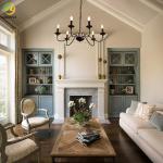 Led Nordic Iron Black Pendant Light Used For Restaurant Living Room