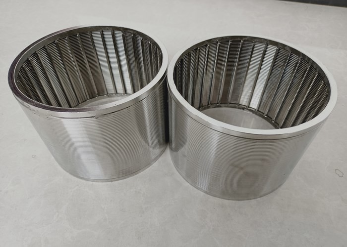 Trapezoidal Johnson 316l Stainless Steel Wedge Wire Screen
