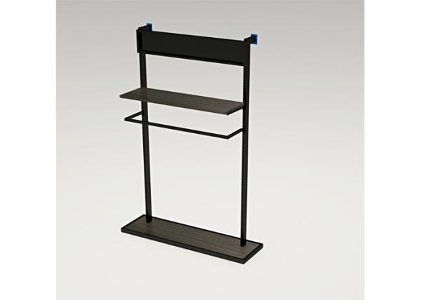 Freestanding Metal Wall Mounted Shelving Unit , Easy Assembly Wall Mounted