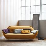 Fabric Cover Jaime Hayon Favn Sofa , Metal Foot Replica Living Room Modern Sofa