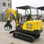 High Fuel Efficiency 2.5 Tonne Digger , Customized Small Garden Excavator