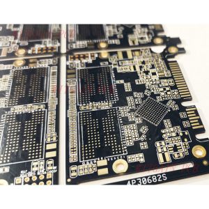 Immersion Gold SSD Circuit Board PCB 4 Layer FR4 TG150 For Solid State Disk
