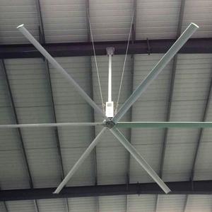 China 1.1kw 24ft 6 blade big ceiling fan for workshop and farm factory